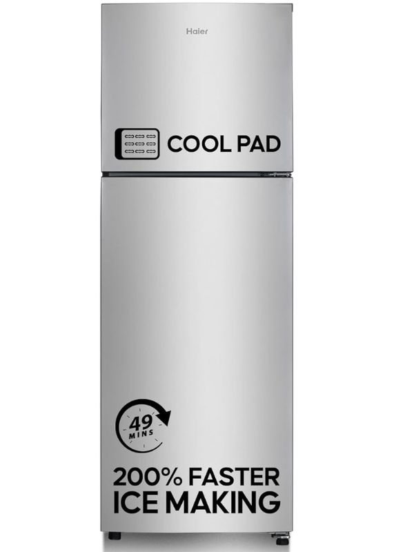 Haier 240L 2 Star Double Door Refrigerator (HEF-252EGS-P)