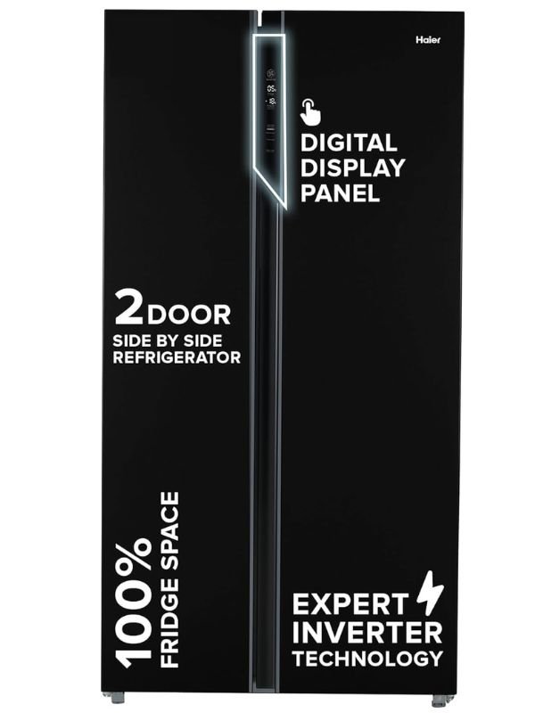 Haier 602L 3 Star HRS-682KS Side by Side Refrigerator