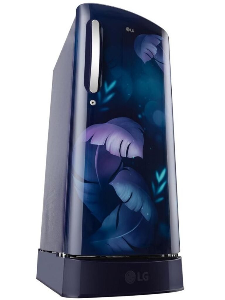 LG 185 L 5 StarSingle Door Refrigerator (GL-D201ABIU.BBIZEBN, Blue ILAN)
