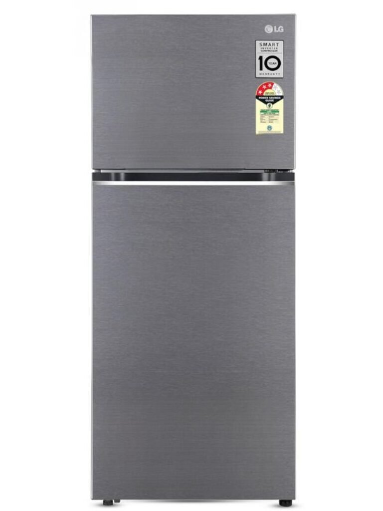 LG 343 L 3 Star Double Door Refrigerator (GL-S382SDSX)