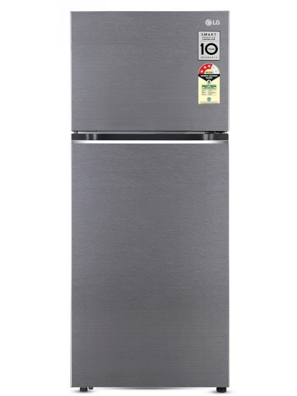 LG 343 L 3 Star Double Door Refrigerator (GL-S382SDSX)