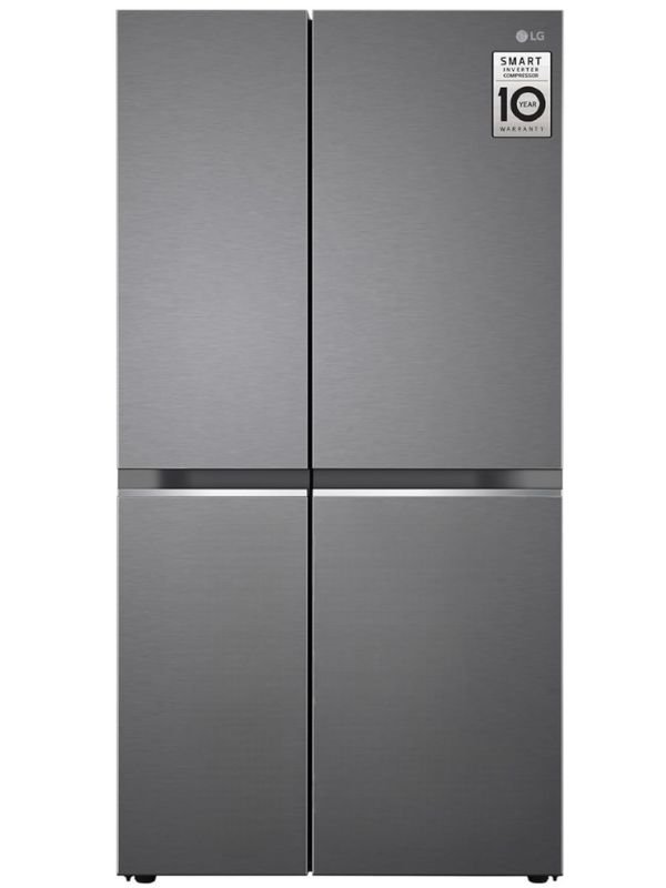 LG 655 L Double Door Side-By-Side Refrigerator (GL-B257HDSY)