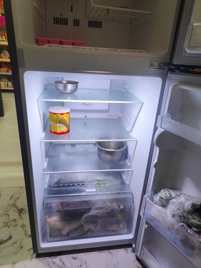 Shelves and vegetable box of LG 264 L refrigerature