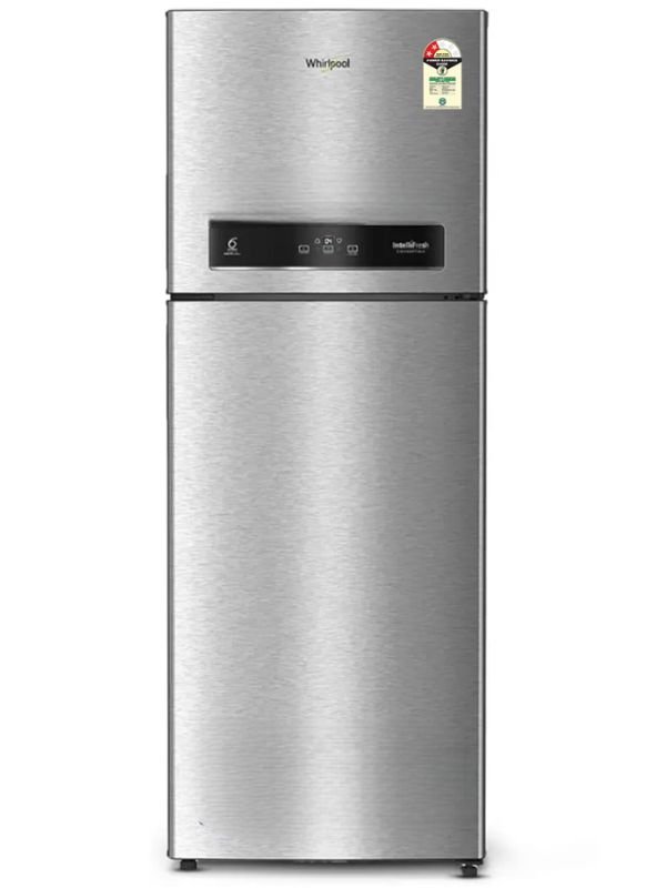Whirlpool 431 L 2 Star Double Door Refrigerator (IF INV CNV 480 ALPHA STEEL-Z, 2S)